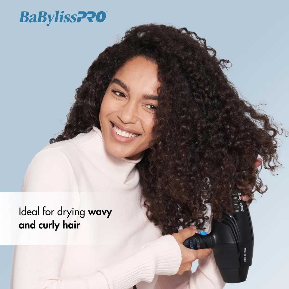 BaBylissPRO BABDF2 Snap-On Diffuser Attachment for Rapido & Brava Hair Dryers | Black - view 5