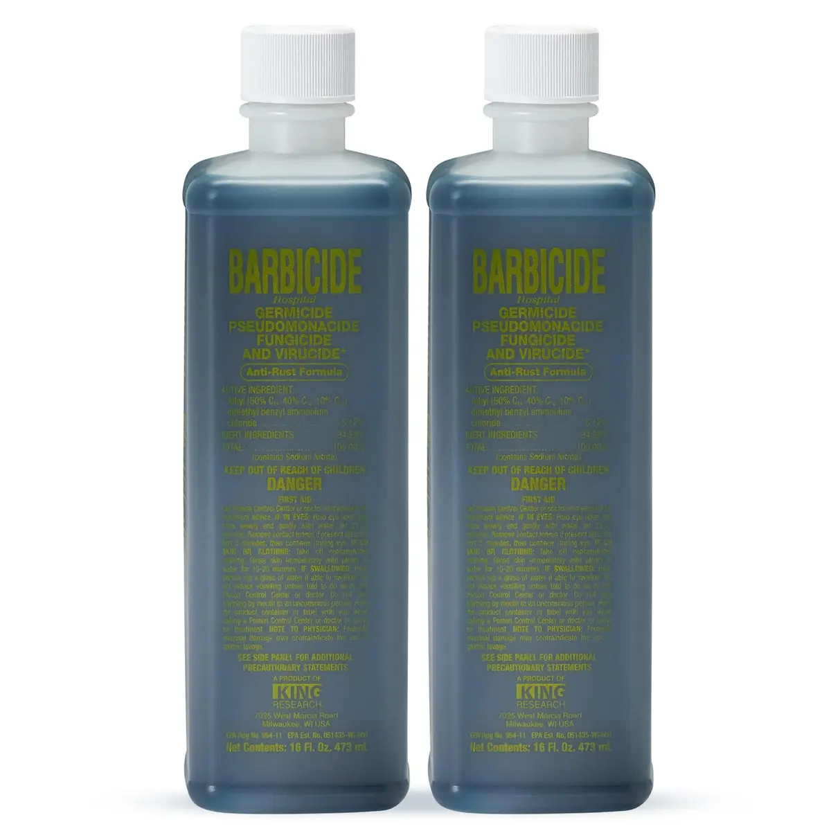 BARBICIDE Disinfectant Concentrate 946ml (32 Fl Oz) 2-Pack | EPA-Registered Hospital-Grade Germicide - main product image