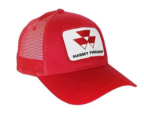 J&D Productions Massey Ferguson Tractor Logo Baseball Cap with Mesh Back | Adjustable Fit - main product image