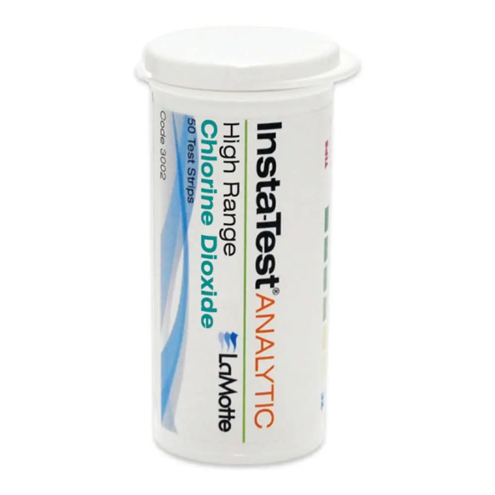 LaMotte Insta-Test 3002 Chlorine Dioxide Test Strips 50 Count | Water Quality Monitoring in India - main product image
