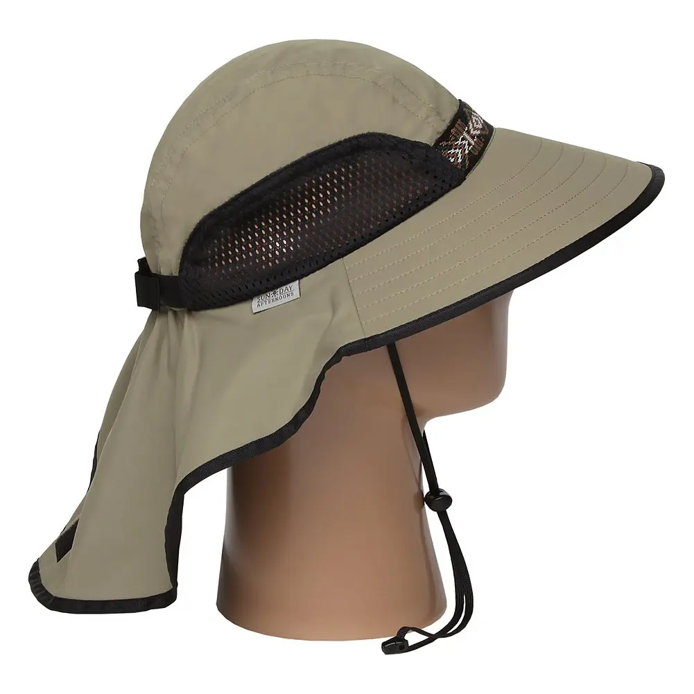 Sunday Afternoons Adventure Hat, Large, Sand/Black | UPF 50+ Sun Protection & Adjustable Fit - view 8