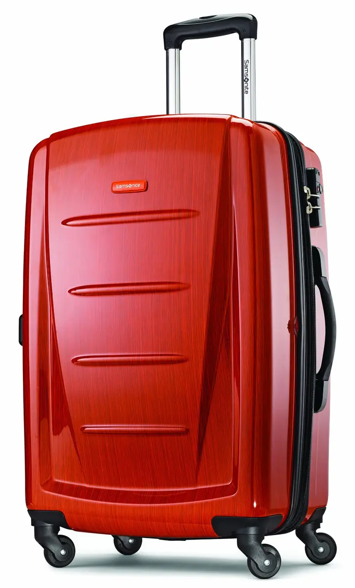 Samsonite Winfield 2 Hardside Expandable Luggage with Spinner Wheels, Orange, 24-Inch - main product image
