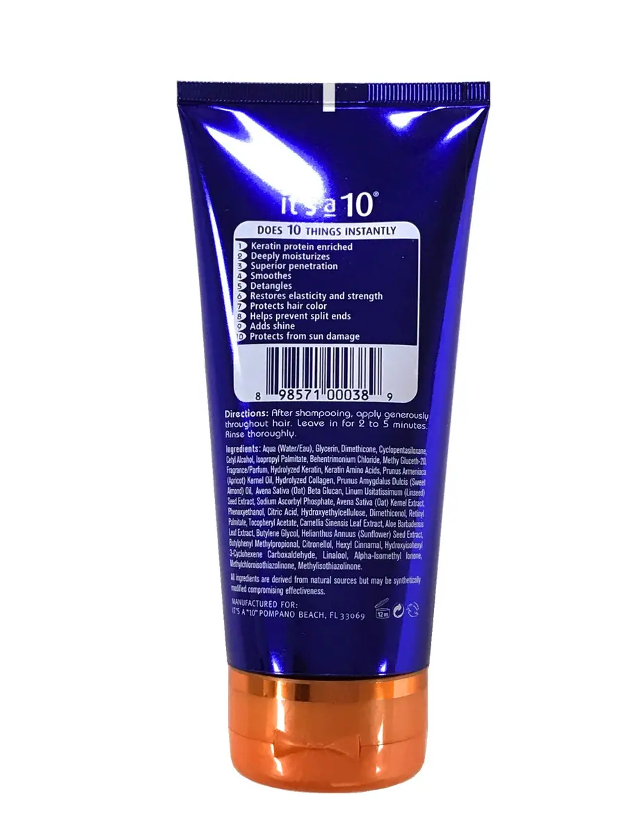It's a 10 Deep Conditioner Plus Keratin for Unisex, 5 Fl Oz (147 ml) | Moisturizes & Strengthens Daily - view 2