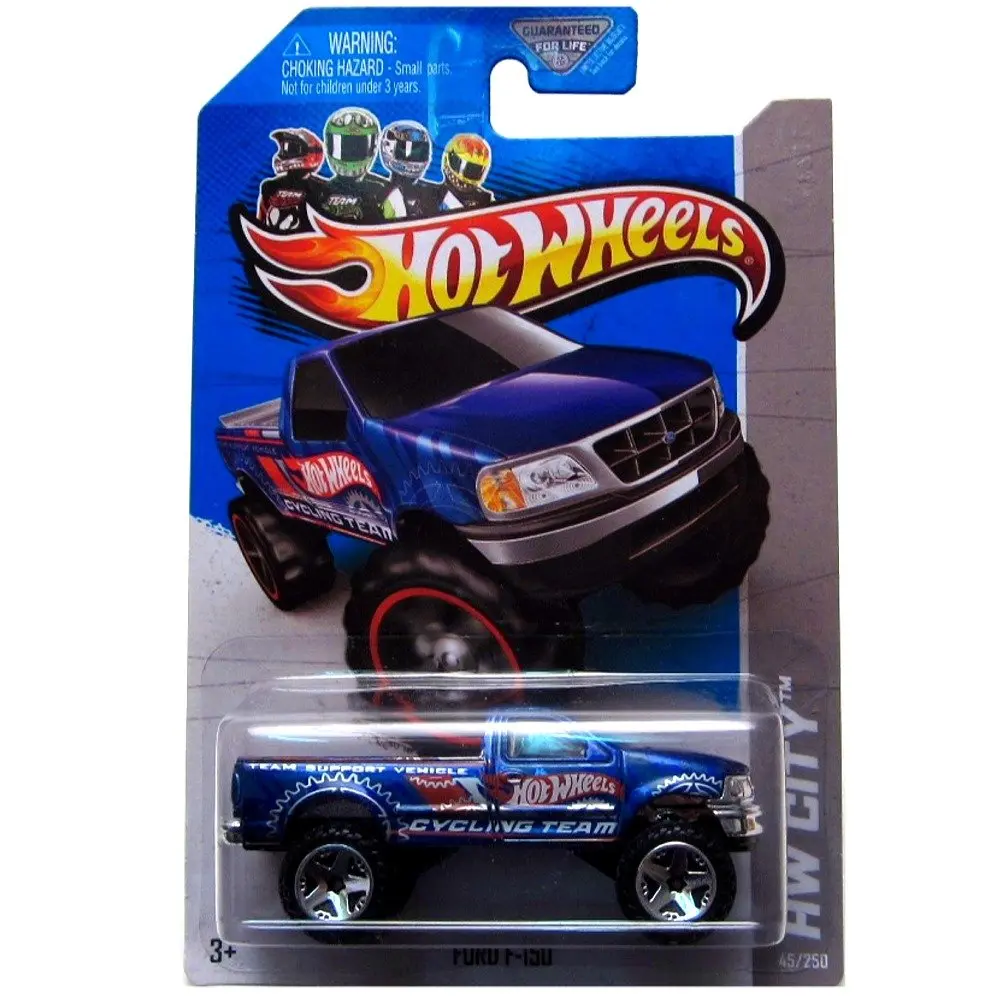 Hot Wheels Ford F-150 Truck, Blue, 1:64 Scale | Kids Toy Vehicle for Boys - main product image