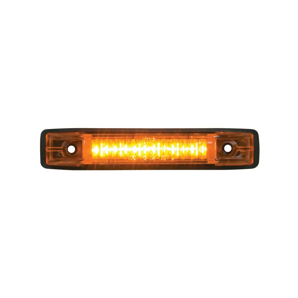 GG Grand General 77650 Amber Thin Line 6-LED Marker and Clearance Sealed Light, Amber/Amber | Street Legal, Bright & Durable (70-120 chars) - main product image