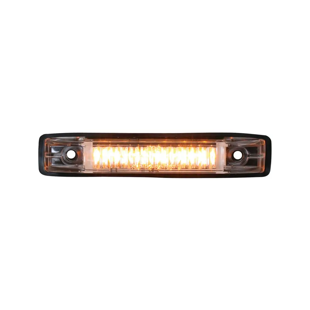 GG Grand General Amber Thin Line 6-LED Marker and Clearance Light with Clear Lens (4 inches / 10.16 cm) - main product image