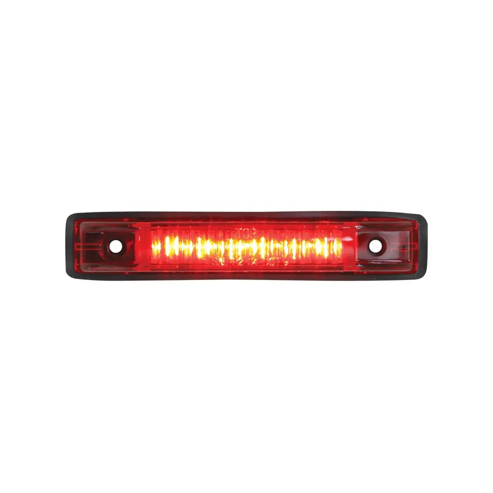 GG Grand General Thin Line Red/Red 6 LED Marker Light 4 in (10.16 cm) | DOT Compliant Street Legal Lighting - main product image