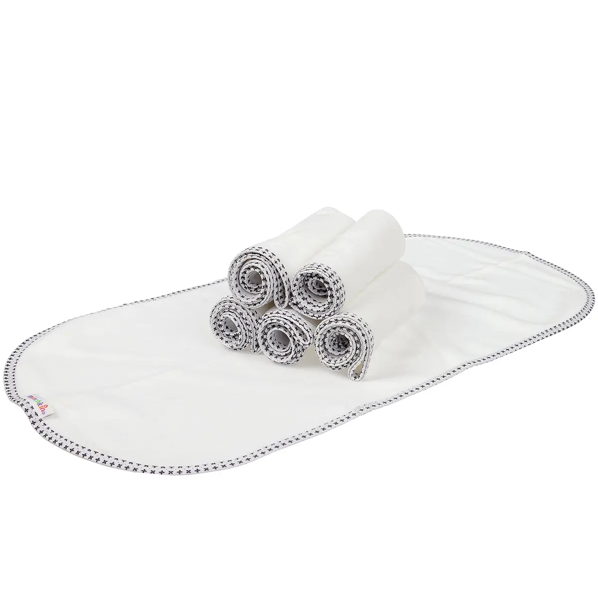 Munchkin Waterproof Changing Pad Liners 6 Pack | PVC-Free, Machine Washable, 22.75 x 11.5 Inches - main product image