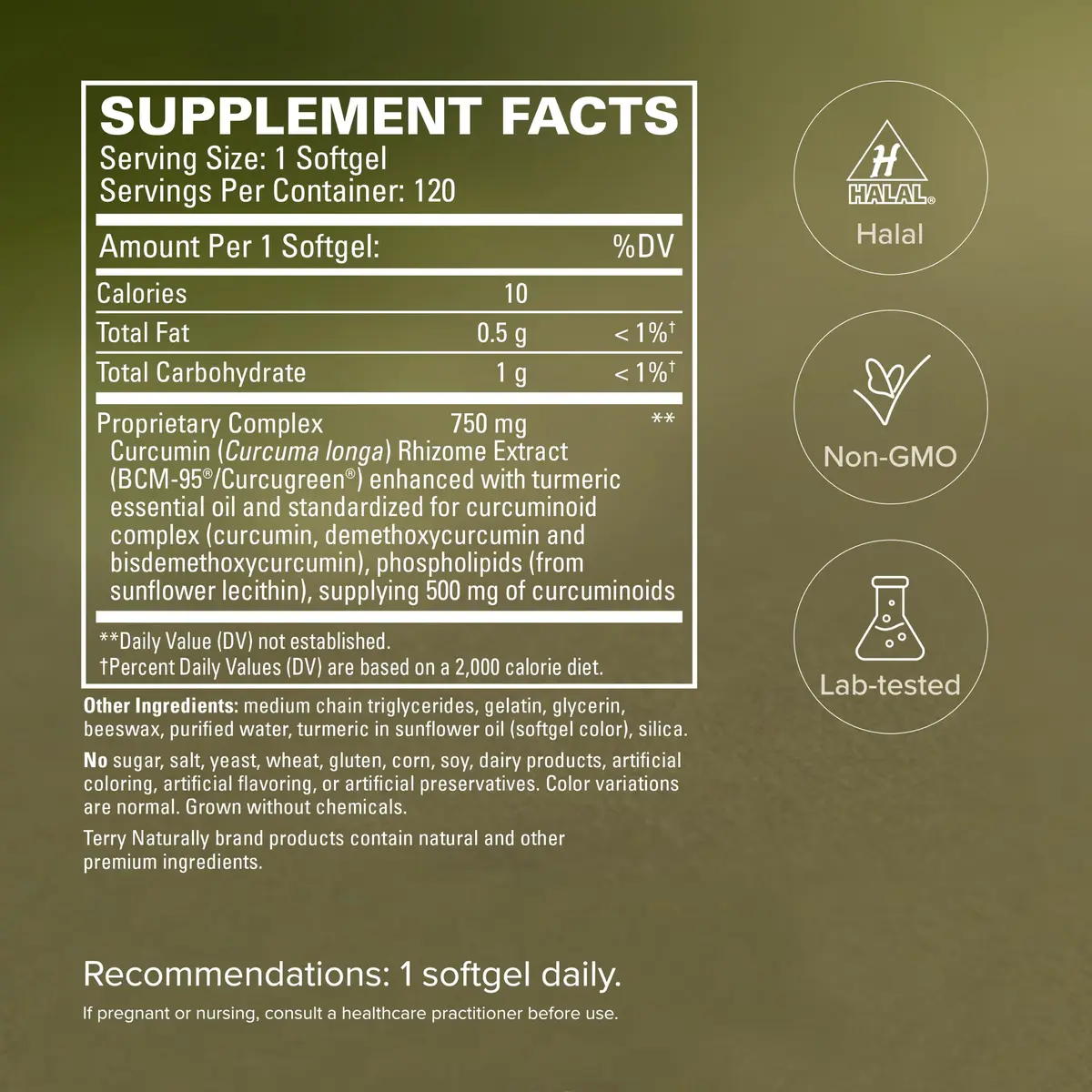 Terry Naturally CuraMed 750mg Softgel | Pain & Inflammation Support in India - view 5