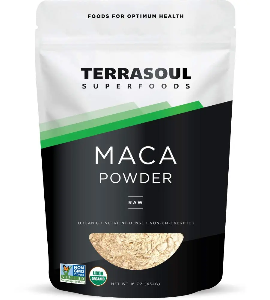 Terrasoul Superfoods Organic Raw Maca Powder 1 lb | Supports Energy & Stamina - main product image
