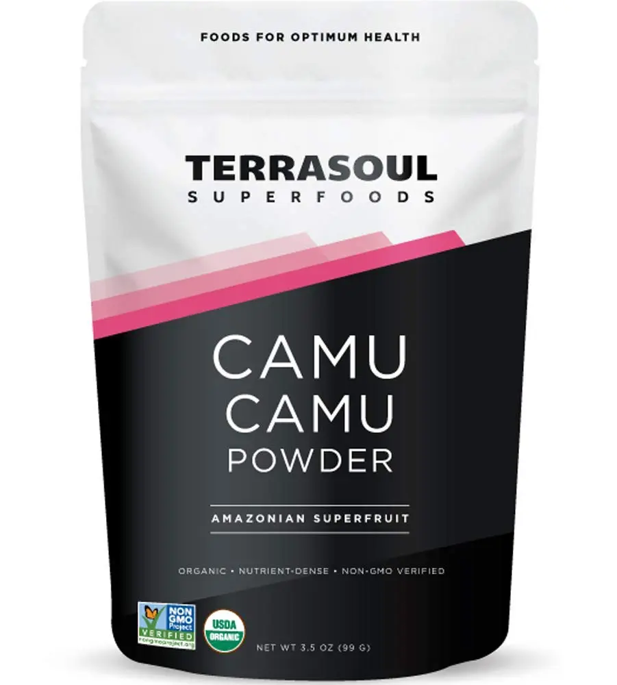 Terrasoul Superfoods Organic Camu Camu Powder 99g (3.5 Oz) | Certified Organic Immune Support - main product image