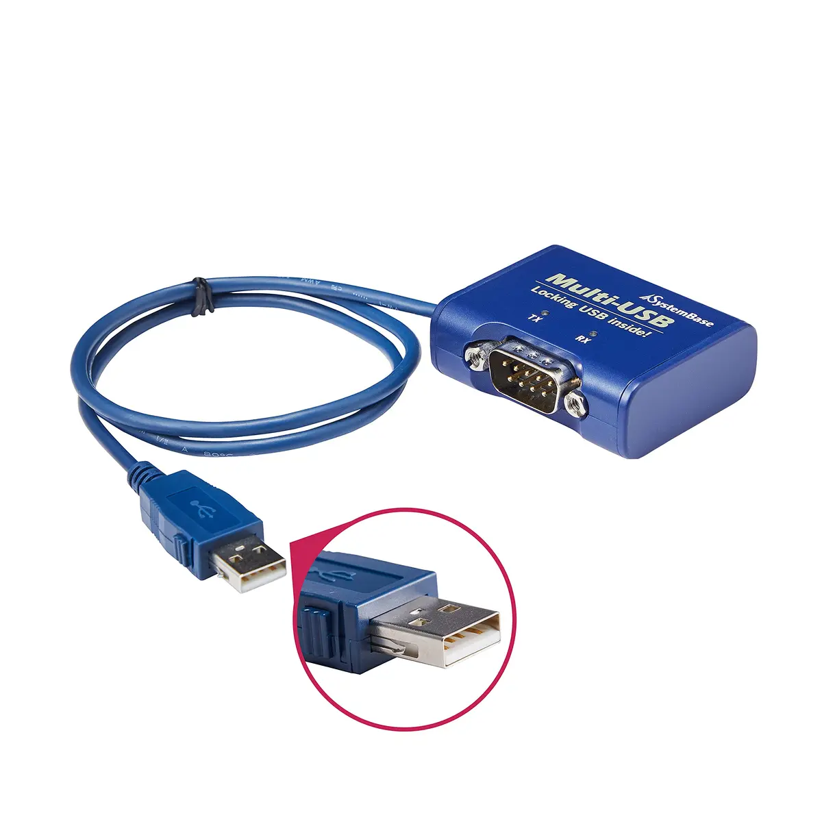 SystemBase USB to RS232 Converter Golden Tulip-1 RS232/USB | 921.6Kbps, Surge Protected, Windows/Linux Compatible - main product image