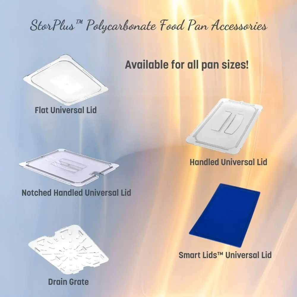 Carlisle FoodService Products Storplus Half Size Food Pan 3.6 Quarts (3.4 Liters) | NSF Certified Commercial Grade Polycarbonate - view 5