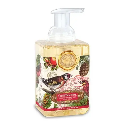 Michel Design Works Foaming Hand Soap Christmastime 530ml (17.8 Fl Oz) | Gentle Cleansing & Moisturizing - main product image