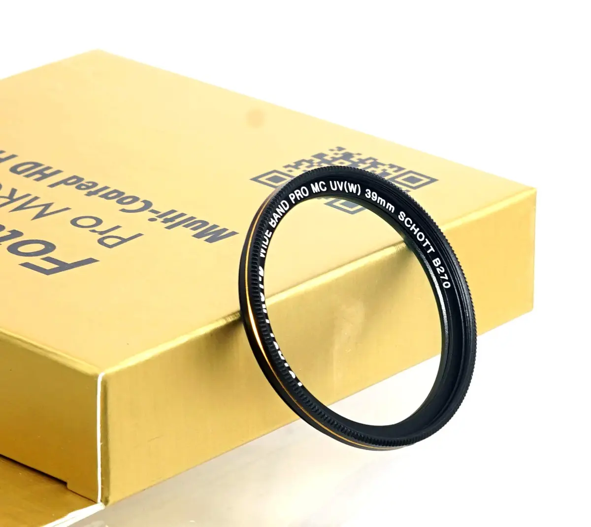 Fotasy 39mm Ultra Slim UV Protection Lens Filter | Nano MRC Multi-Coated MCUV Filter for Cameras - main product image