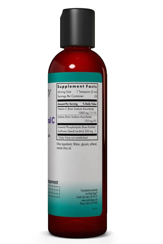 Allergy Research Group Micro Liposomal C 1000 mg Vitamin C, 120 mL | Liposomal Vitamin C for Immune & Cellular Support - view 2