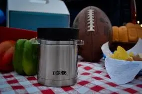 THERMOS Food Jar with Microwavable Container 12oz | Vacuum Insulation Keeps Liquids Hot or Cold - view 3