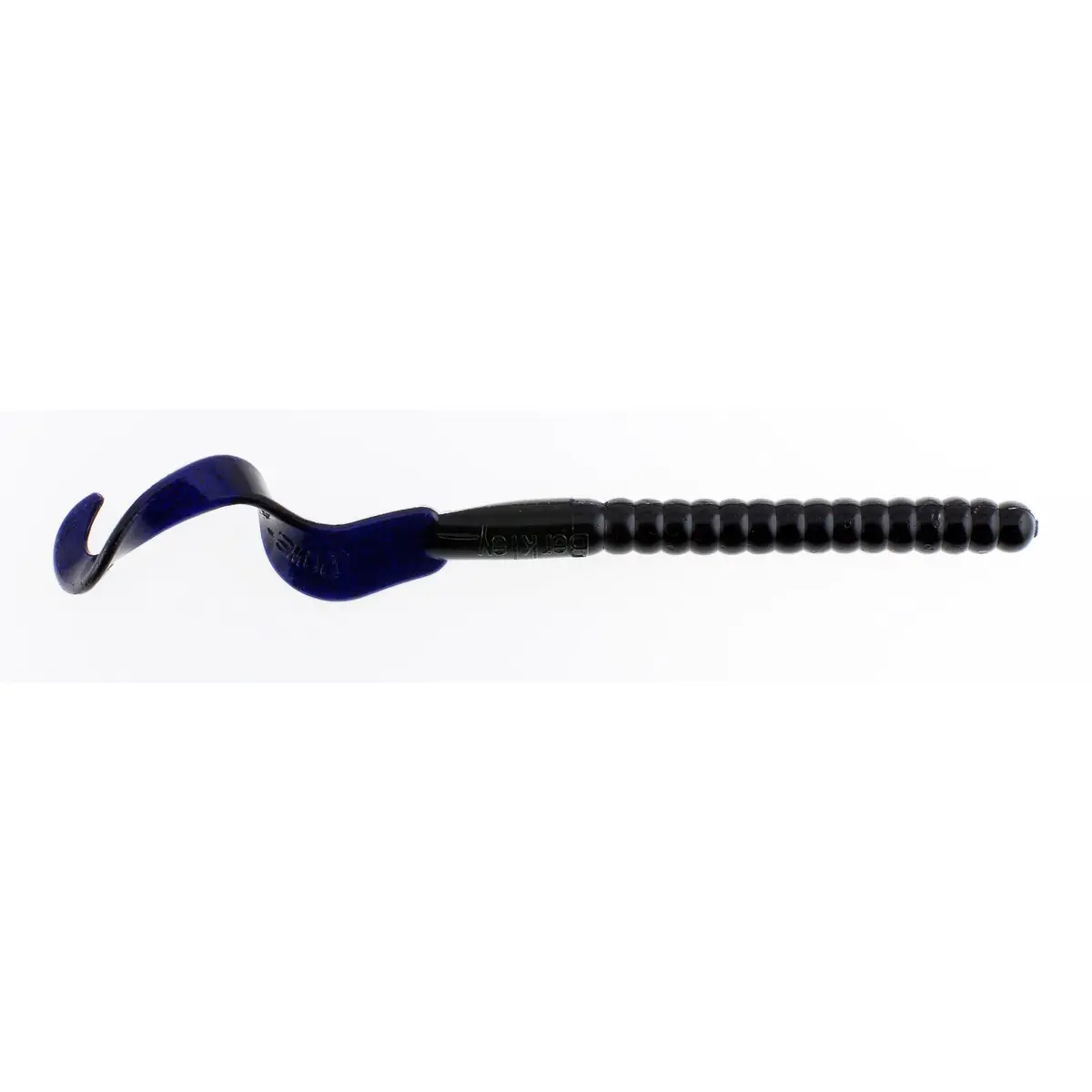 Berkley PowerBait Power Worm Fishing Bait, Black Grape, 10in | Classic Curly Tail Profile for Spring, Summer & Fall Fishing - main product image