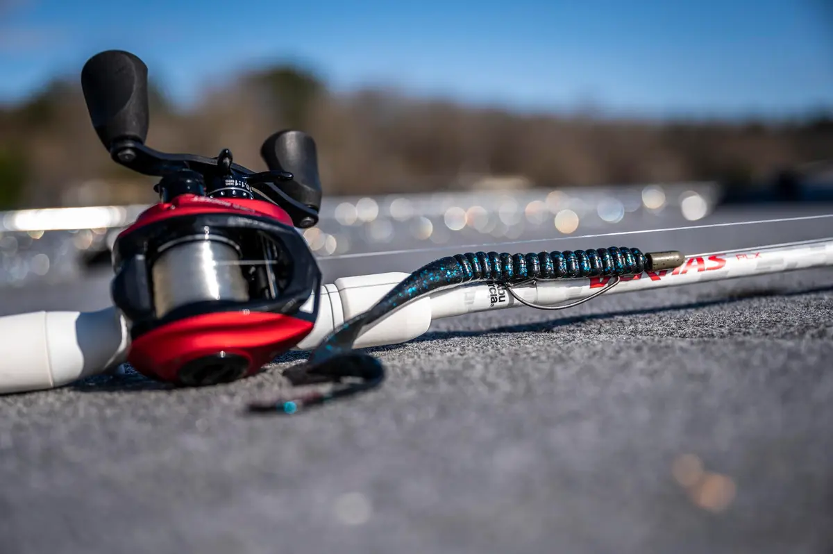 Berkley PowerBait Power Worm Fishing Bait, Black Grape, 10in | Classic Curly Tail Profile for Spring, Summer & Fall Fishing - view 4