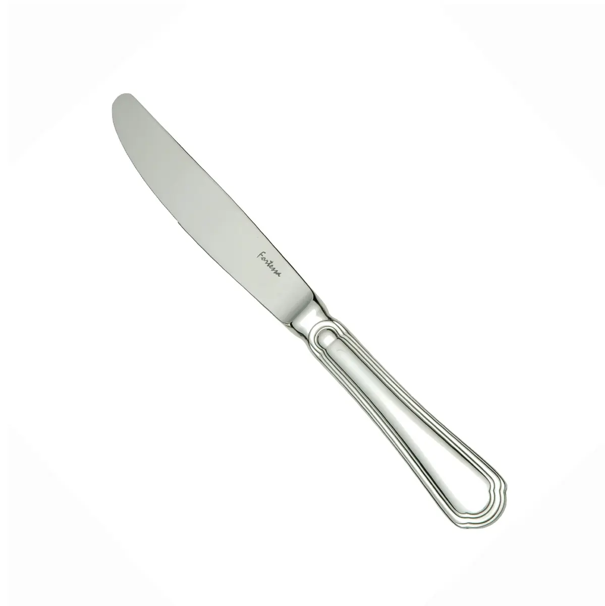Fortessa Medici Dessert Knife Set of 12 | Solid Handle, 18/10 Stainless Steel, Traditional Pattern - main product image
