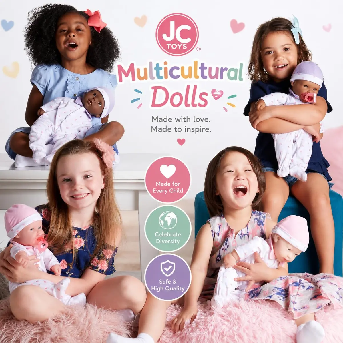 JC Toys La Baby 20-inch Soft Body Doll with Accessories | Washable, BPA-Free, Ages 2+ | Gift Boxed - view 5