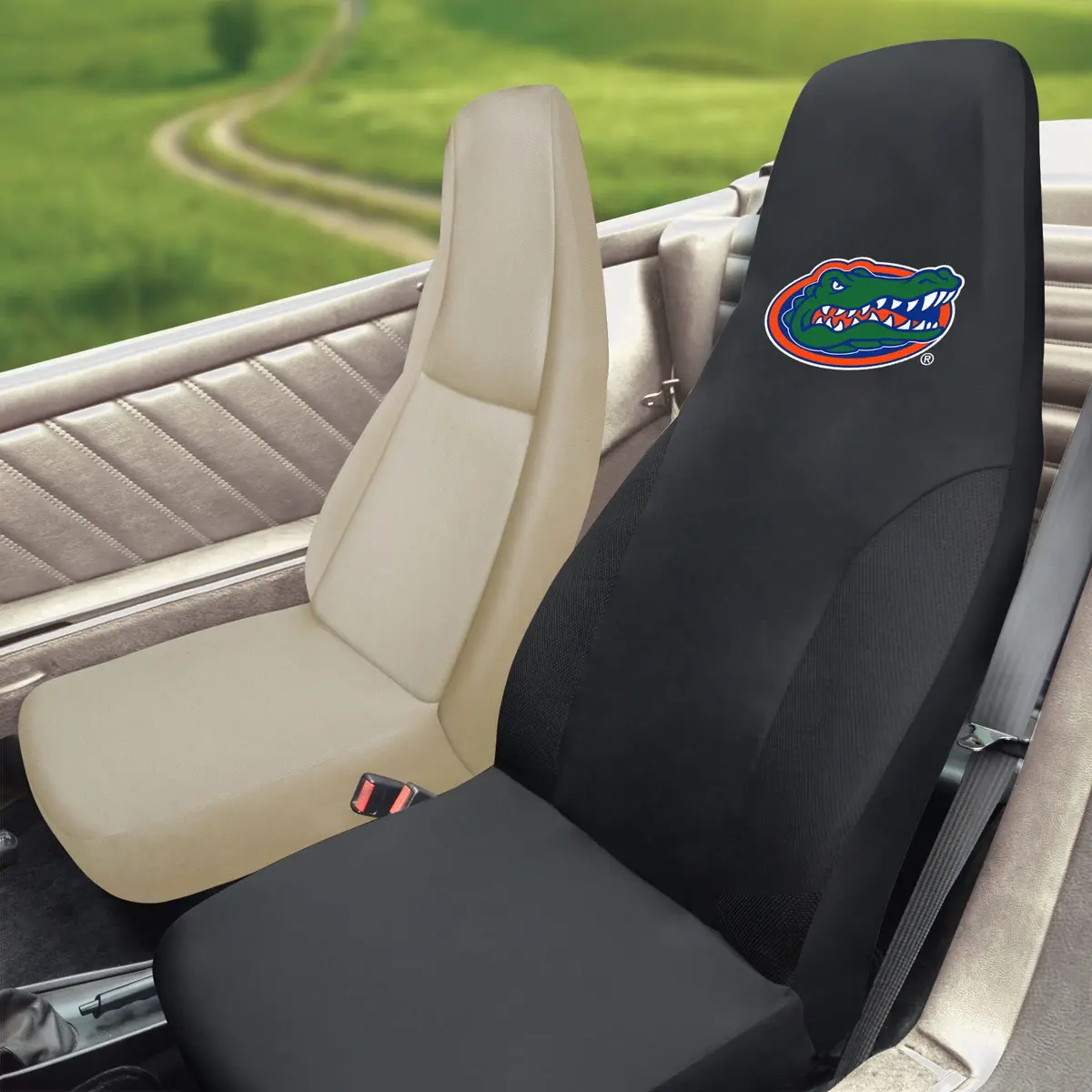 FANMATS NCAA Florida Gators Seat Cover | Universal Fit, Embroidered Logo, Polyester, Breathable, Easy Install - view 2