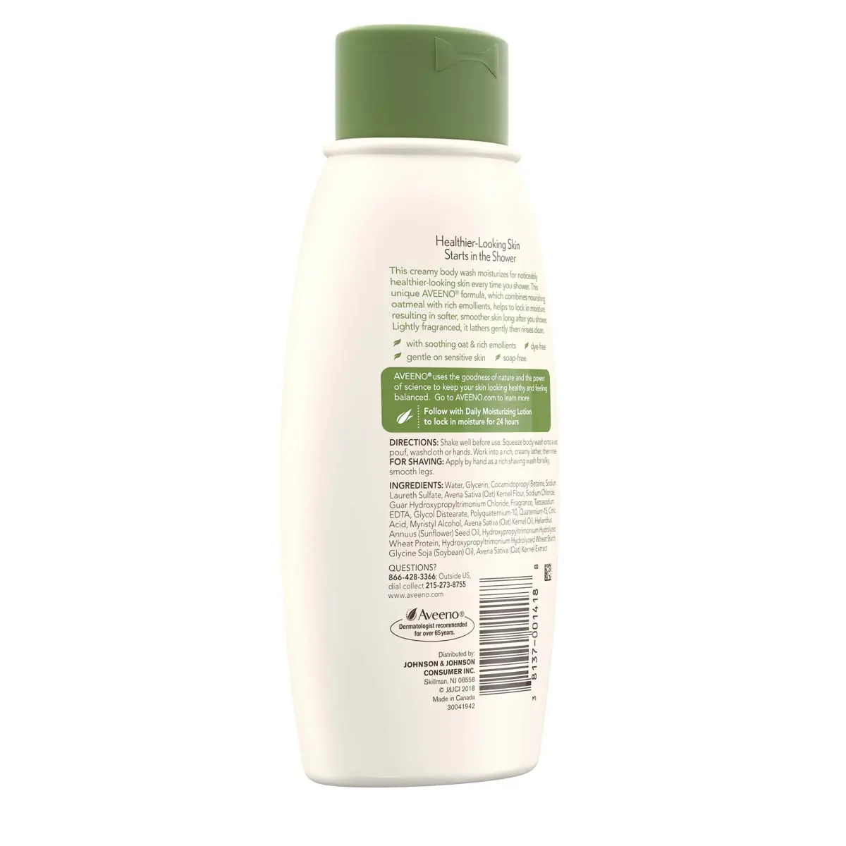 Aveeno Daily Moisturizing Body Wash 354ml (12 Fl Oz) | Hydrates Dry Skin - view 6