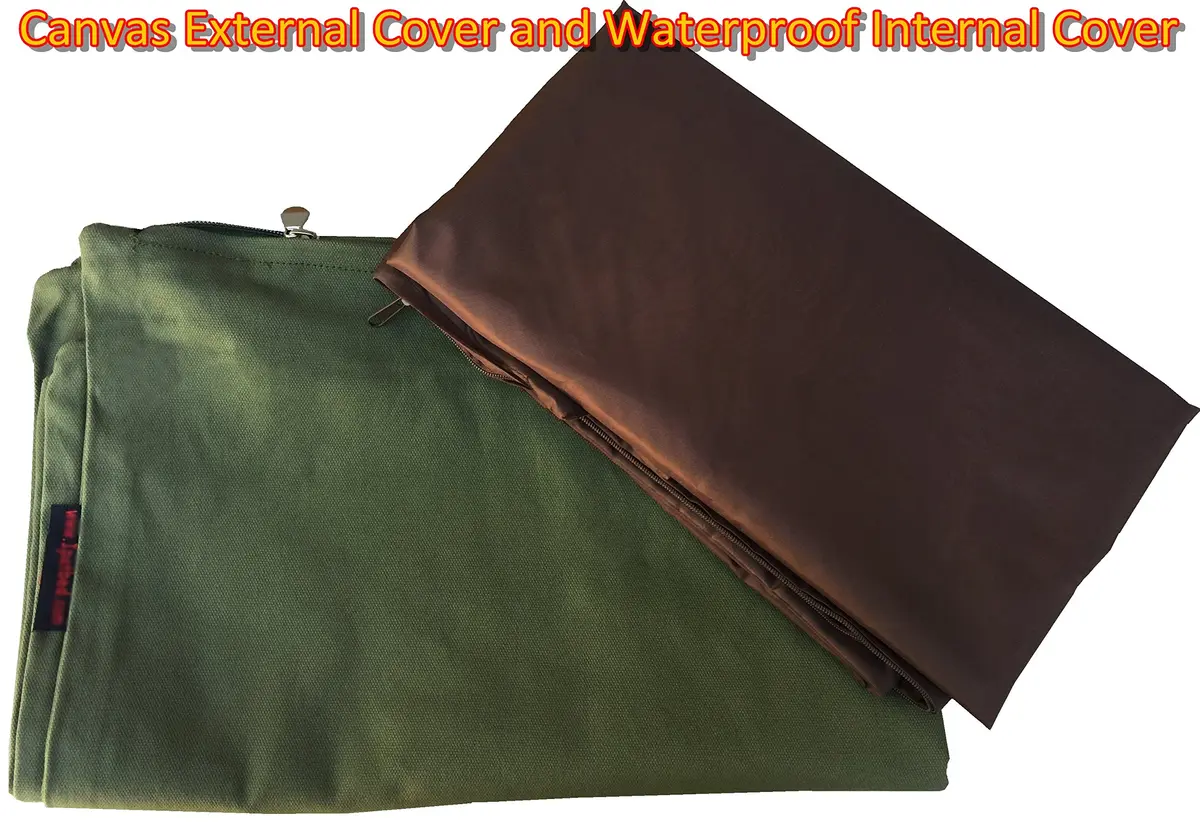 Dogbed4less DIY Pet Bed Pillow Denim Cover 36"X29" | Waterproof & Washable - view 2