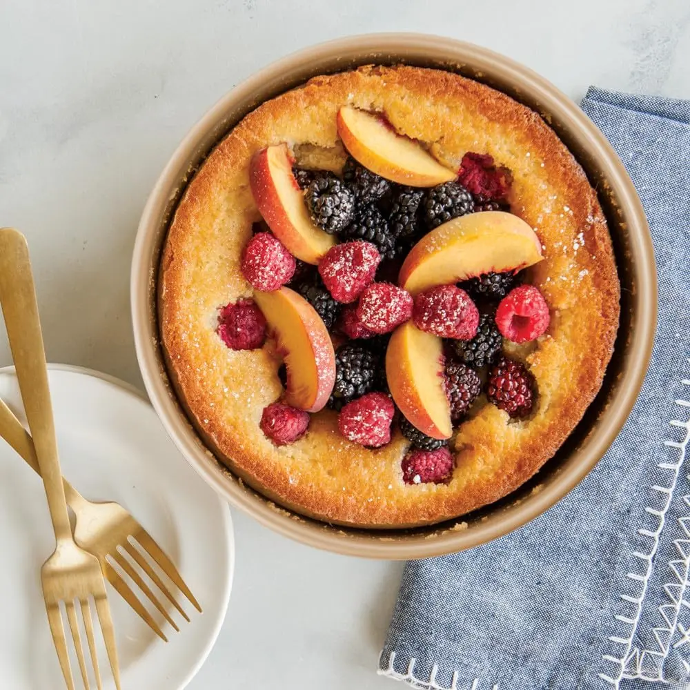 Nordic Ware Naturals Nonstick Round Cake Pan, 8-Inch | Durable Aluminum Bakeware for Perfect Cakes - view 2