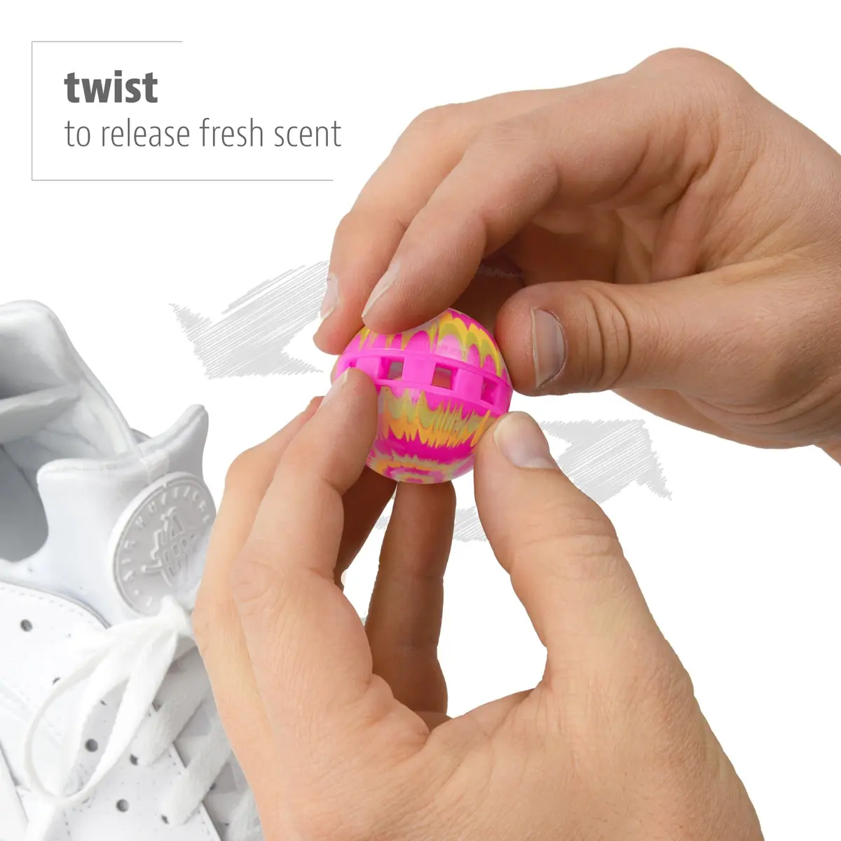 Sneaker Balls Odor-Fighting Shoe Fresheners | Compact, Adjustable & Long-Lasting - view 4