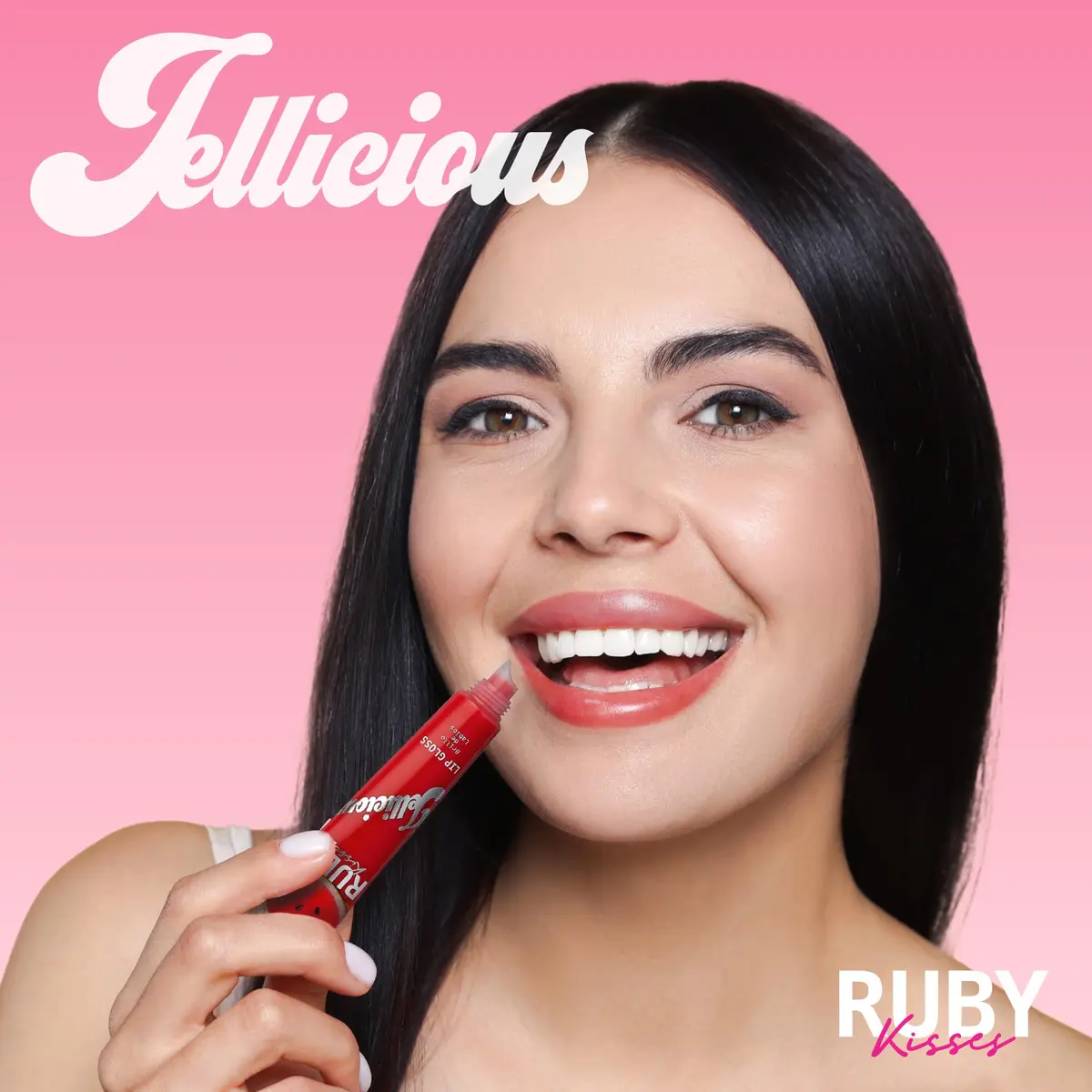 Ruby Kisses Jellylicious Lip Gloss 1 Count Juicy Lip Service | High-Shine, Non-Sticky Hydrating - view 6