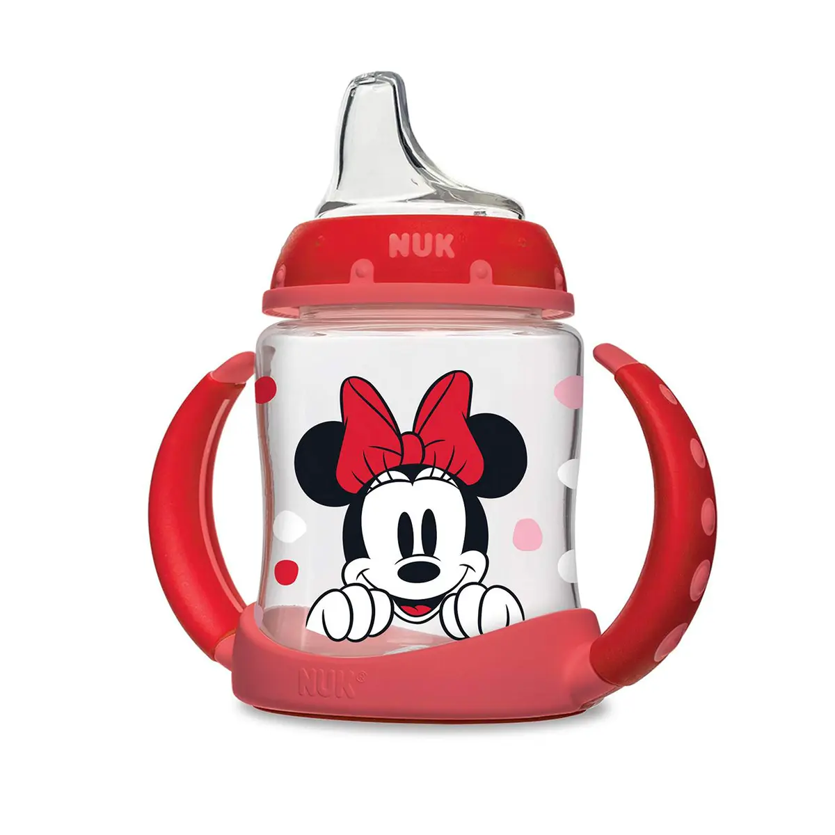 NUK Disney Minnie Mouse Spill Proof Sippy Cup – BPA Free, Soft Spout, 150ml | Easy Transition for Babies - main product image