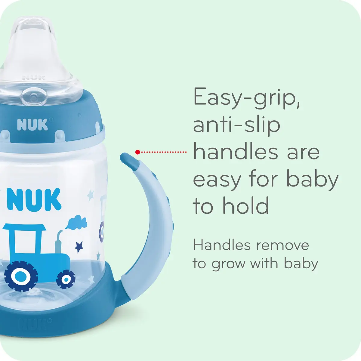 NUK Disney Minnie Mouse Spill Proof Sippy Cup – BPA Free, Soft Spout, 150ml | Easy Transition for Babies - view 2