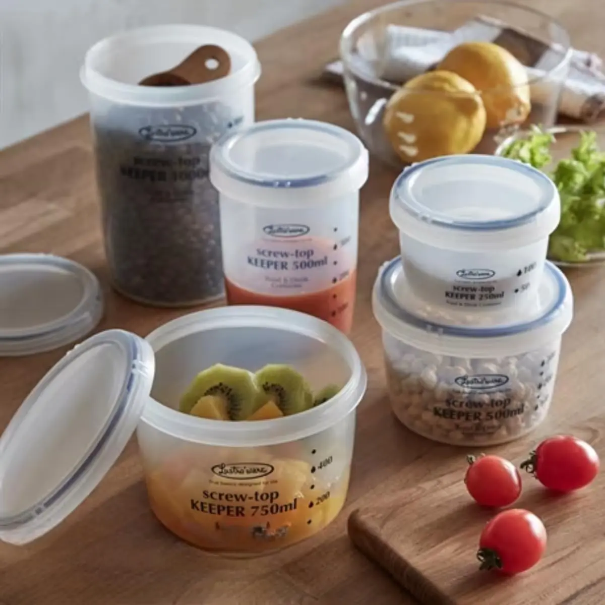 Lustroware Airtight Food Storage Container, 34 oz | BPA-Free, Microwave & Dishwasher Safe - view 8