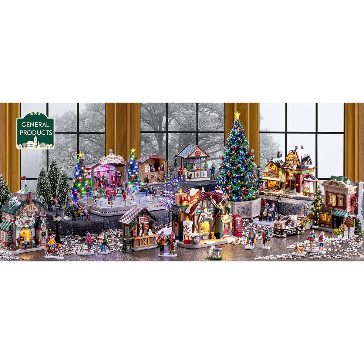 Lemax Snowball Fight Figurine Set of 4, 10.8cm (4.25") | Authentic Christmas Village Decor - view 2