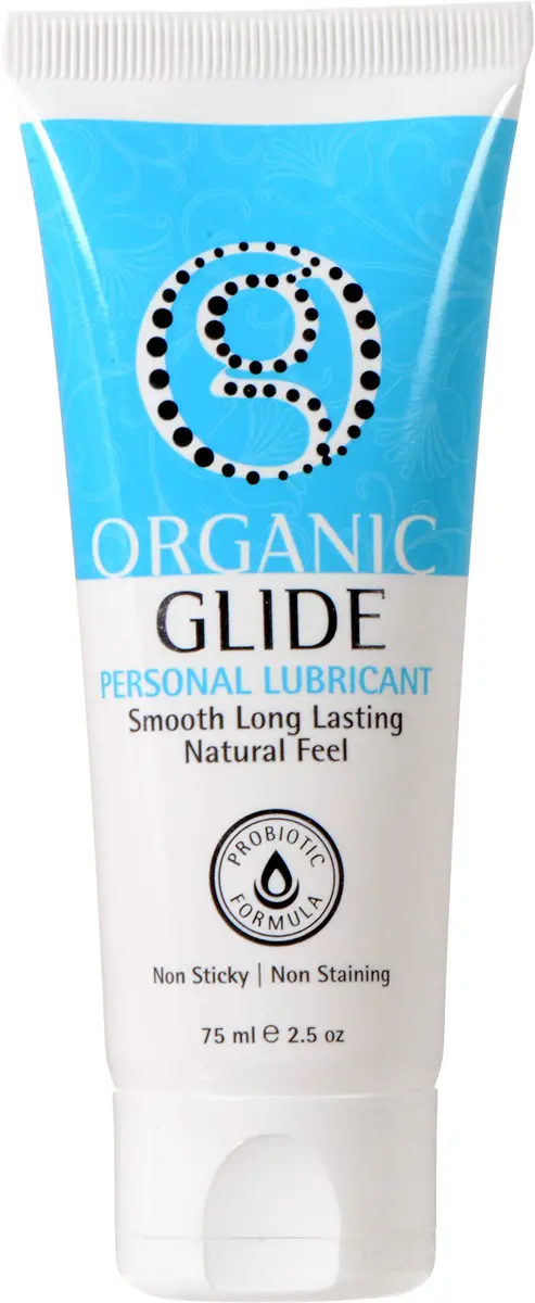 Organic Glide Natural Personal Lubricant 2.5oz | Probiotic Edible, Paraben-Free, Glycerin-Free, Sensitive Skin - view 4