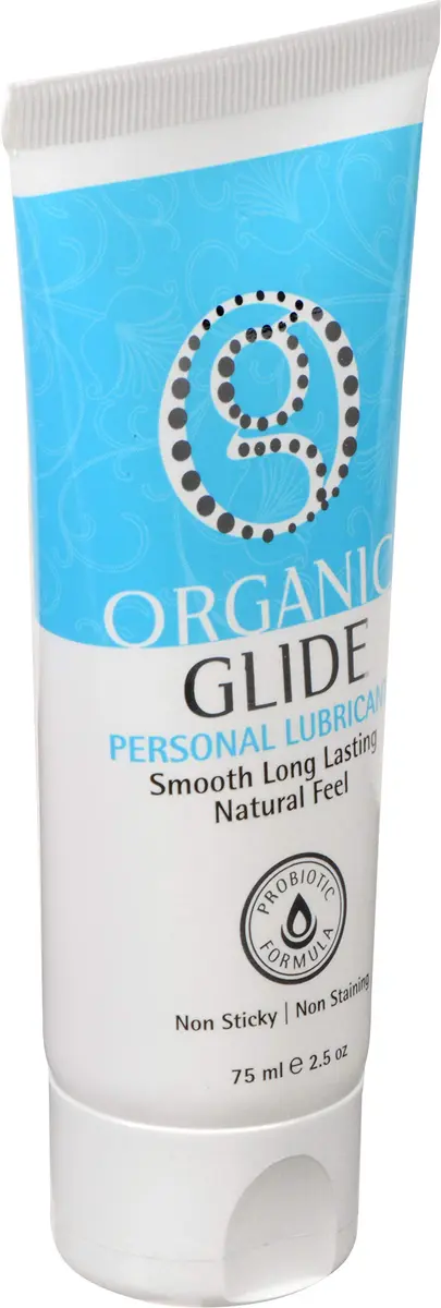 Organic Glide Natural Personal Lubricant 2.5oz | Probiotic Edible, Paraben-Free, Glycerin-Free, Sensitive Skin - view 6
