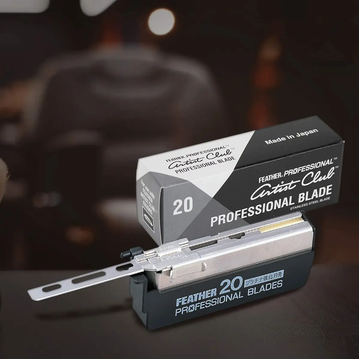 Feather Artist Club Professional Razor Blades 100 Count | Triple-Ground Edge for Precision Shaving - view 2