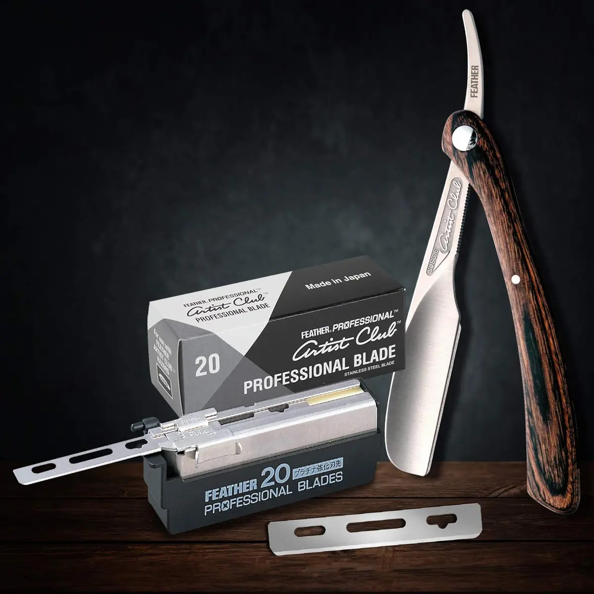 Feather Artist Club Professional Razor Blades 100 Count | Triple-Ground Edge for Precision Shaving - view 4