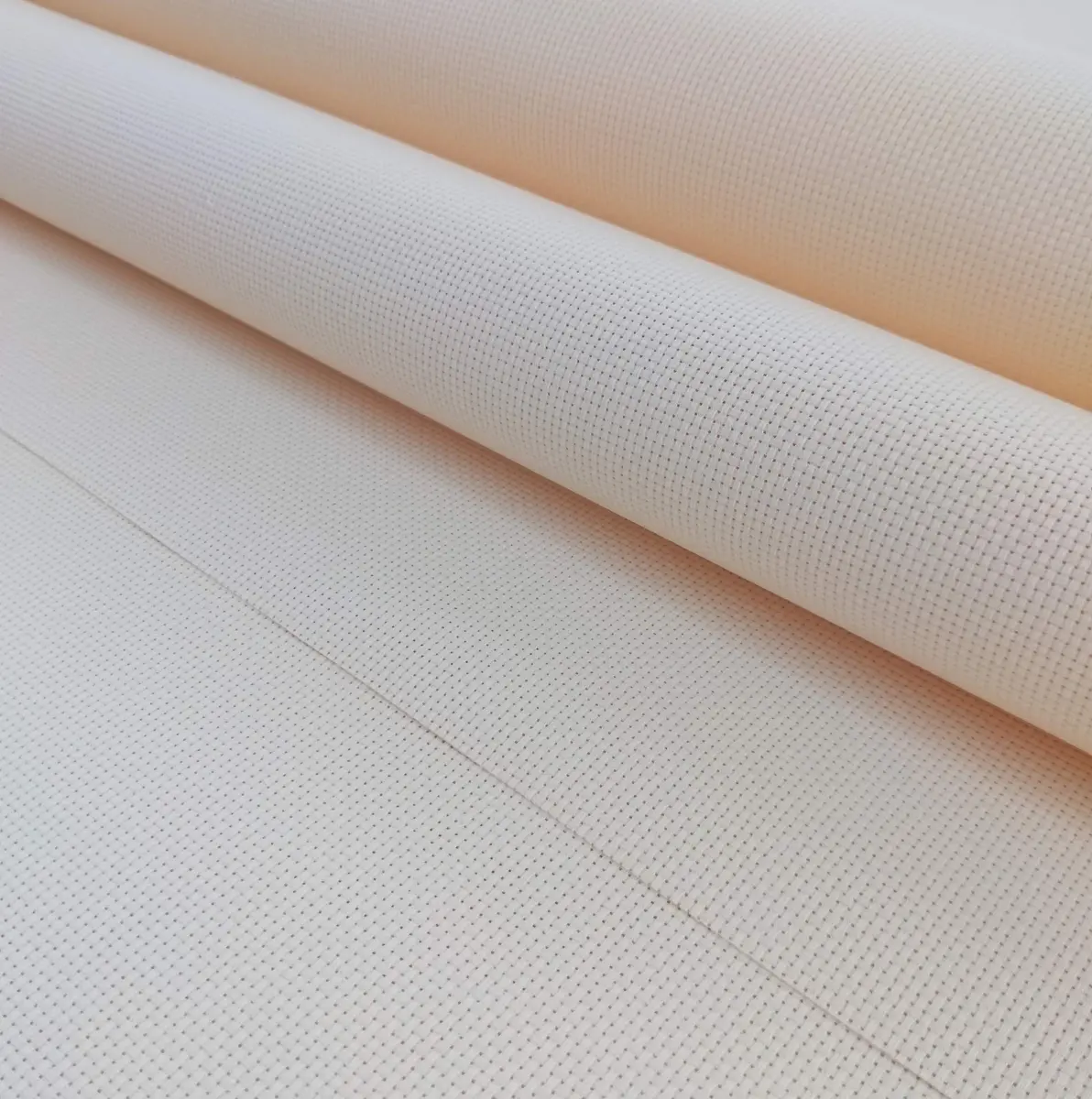kate cross stitch Cream Counted Cotton Aida Cloth 11 Ct 147cm x 91cm (58" x 36") | Perfect for Cross Stitch Projects - view 3