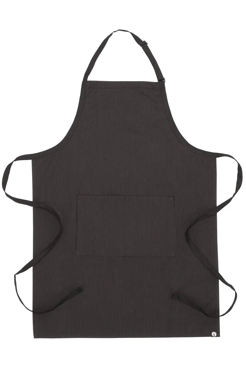 Chef Works Unisex Butcher Apron with Contrasting Ties | Pinstripe, One Size - view 2