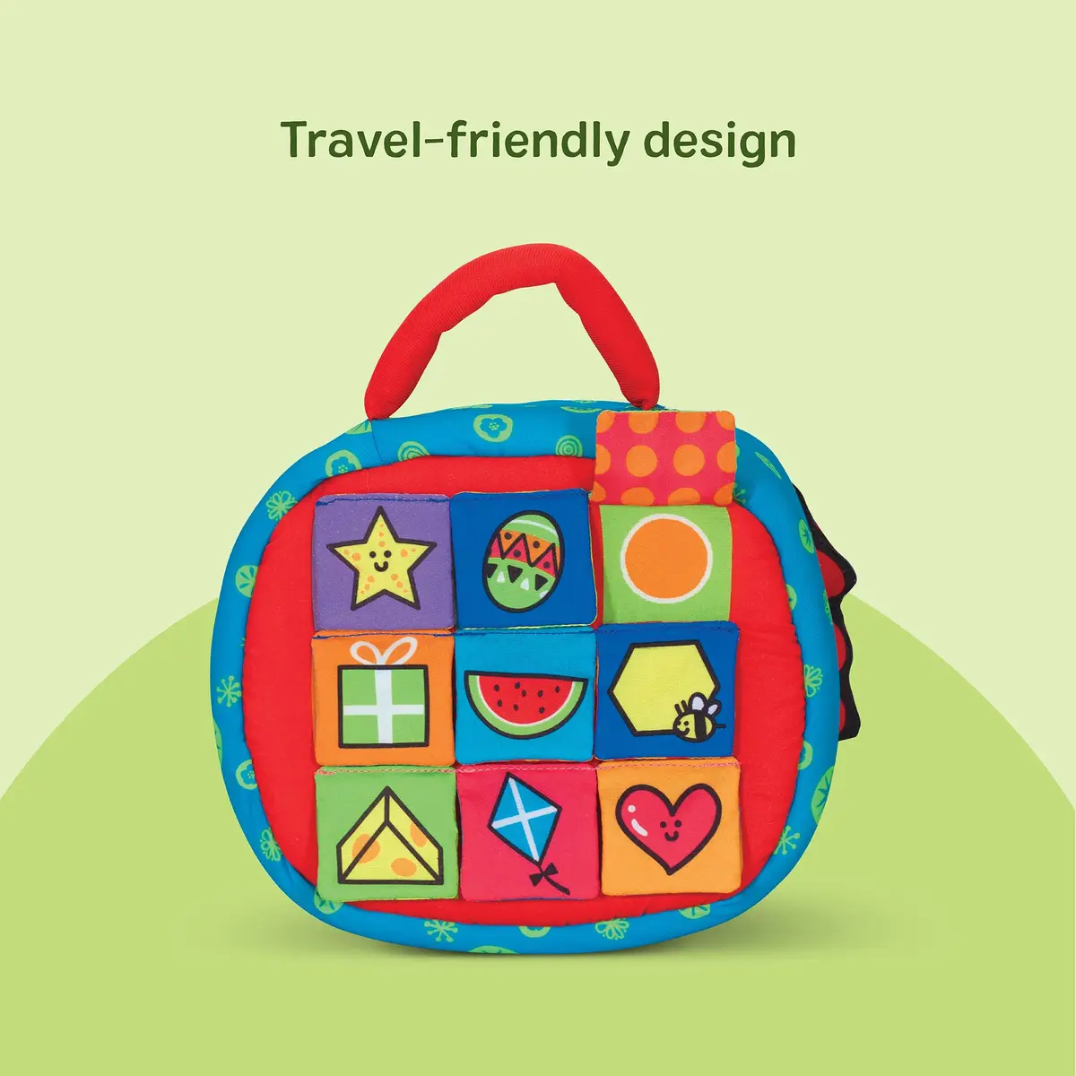 Melissa & Doug K’s Kids Take-Along Shape Sorter Bag with 9 Textured Blocks | Montessori-Inspired Baby Toys for Toddlers 9+ Months - view 4