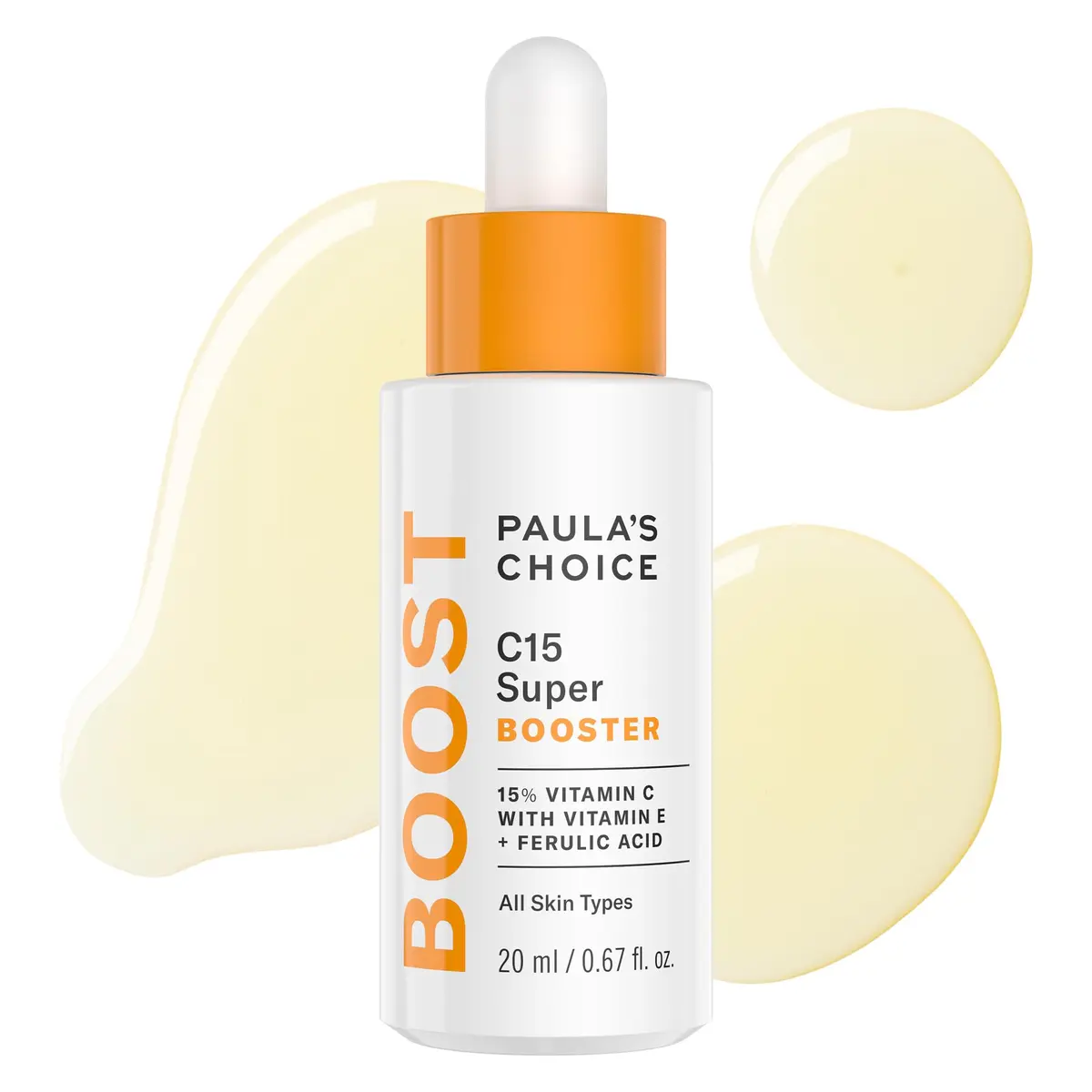 Paula's Choice C15 Super Booster Vitamin C Serum 20ml (0.67 Fl Oz) | Brightens Skin & Boosts Glow - main product image