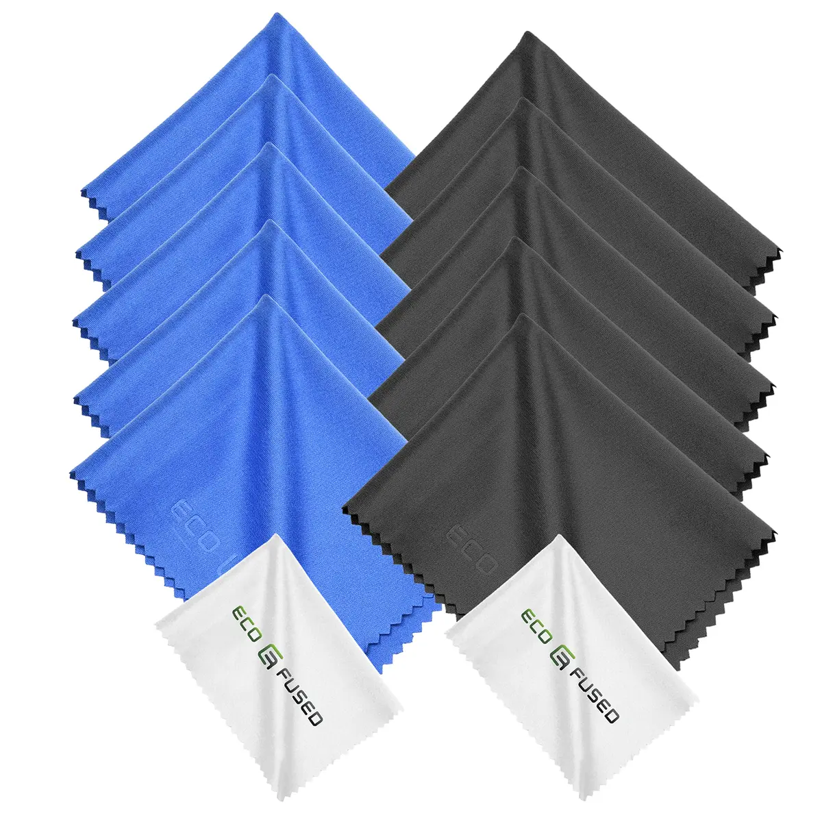 Eco-Fused Microfiber Cloth - 12 Pack | Lens & Screen Cleaning for Glasses & Devices - main product image