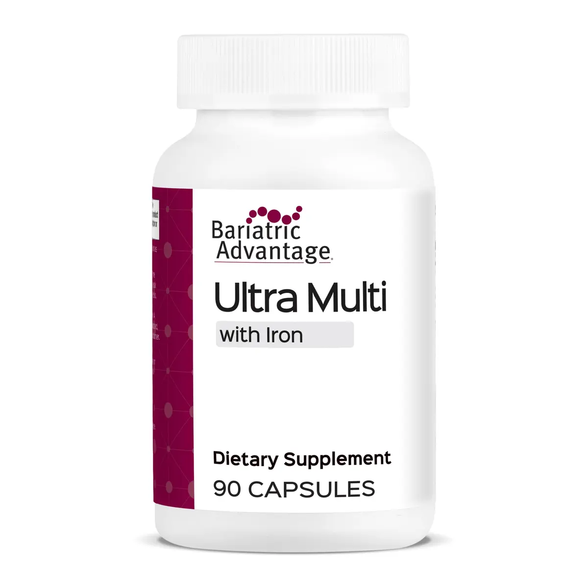 Bariatric Advantage Ultra Multivitamin with Iron, 90 Capsules | Supports Nutrient Absorption & Long-Term Wellness - main product image
