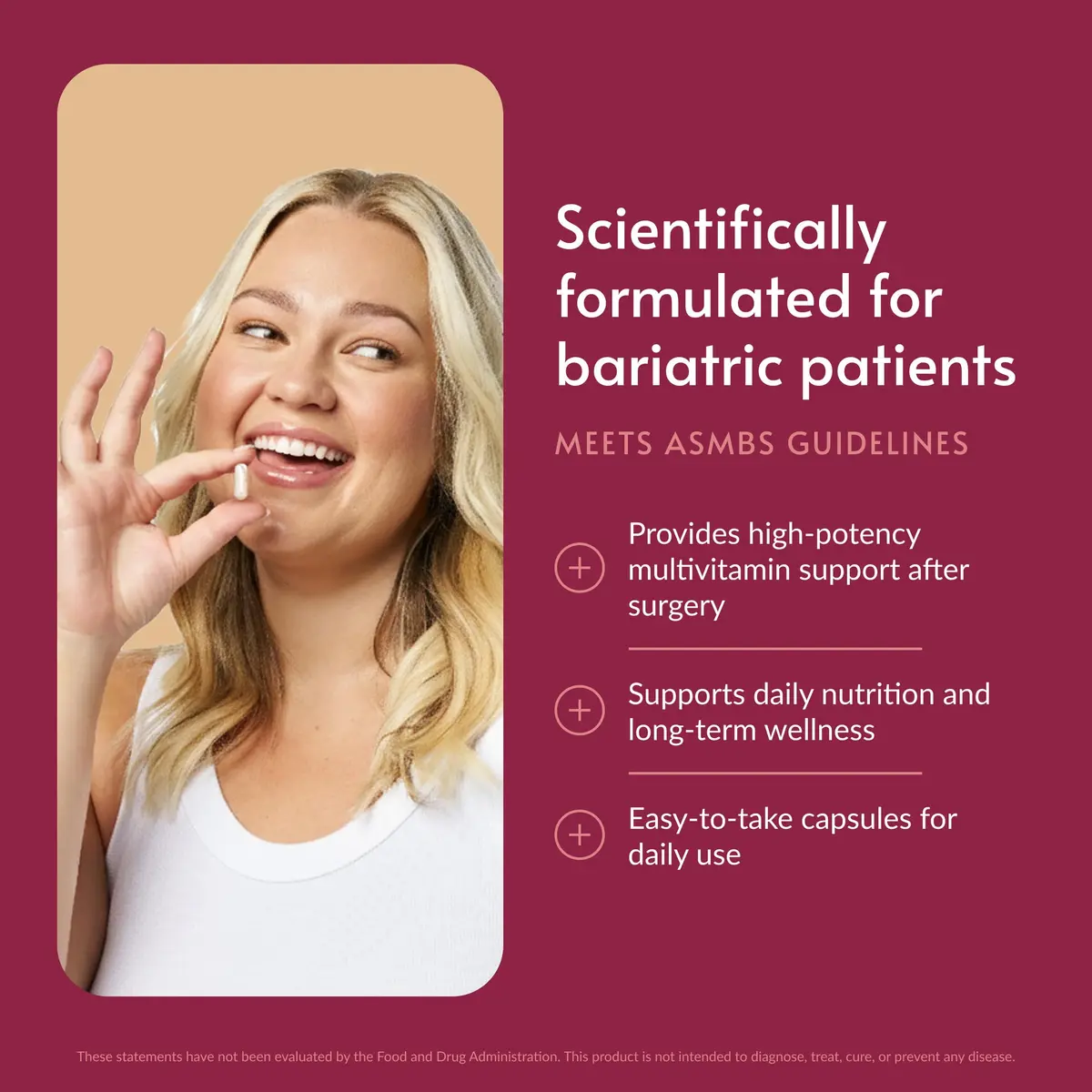 Bariatric Advantage Ultra Multivitamin with Iron, 90 Capsules | Supports Nutrient Absorption & Long-Term Wellness - view 2