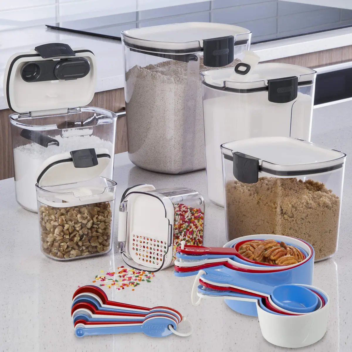 PrepWorks Ultimate 19-Piece Measuring Cup and Spoon Set 480ml (2 Cups) | Standard & Metric Markings for Baking - view 6