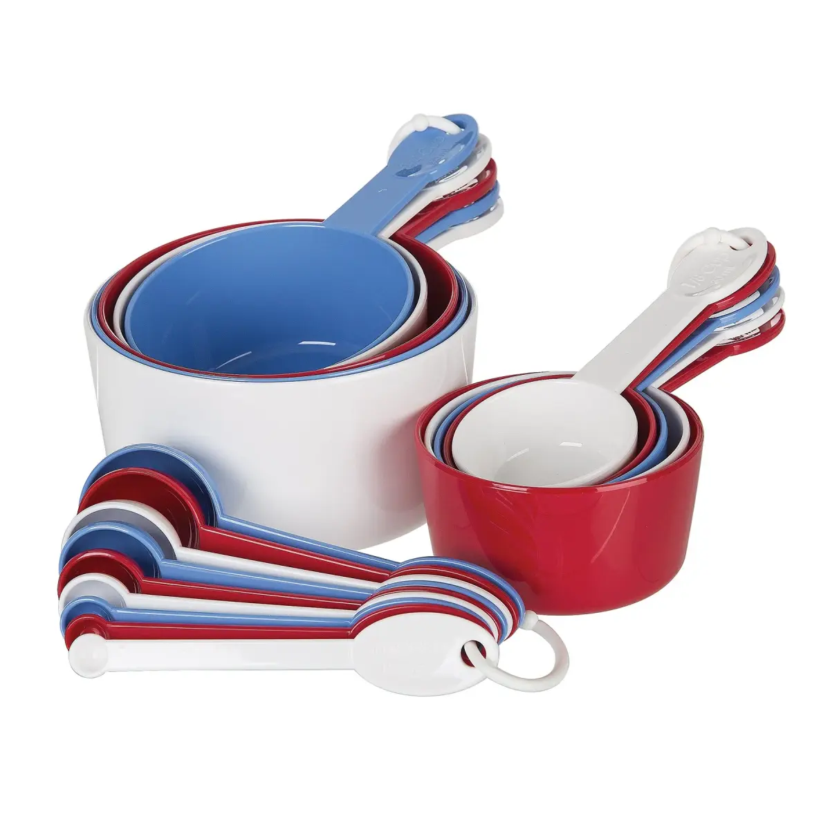 PrepWorks Ultimate 19-Piece Measuring Cup and Spoon Set 480ml (2 Cups) | Standard & Metric Markings for Baking - view 4