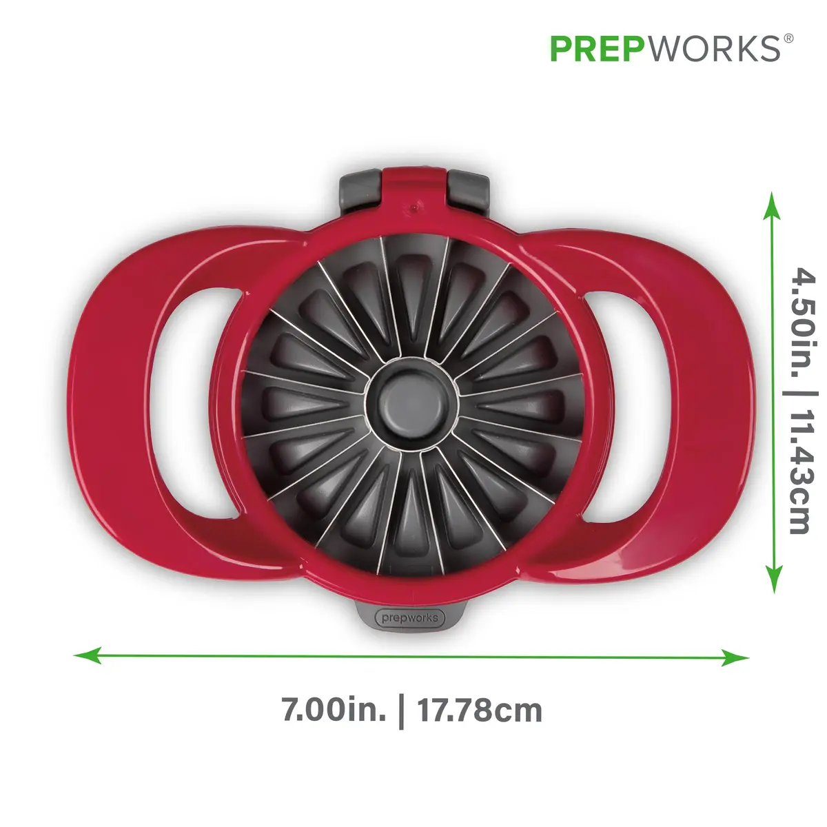 Progressive PrepWorks Apple Slicer and Corer, Red | 16 Thin Apple Slices, Safe & Efficient - view 6