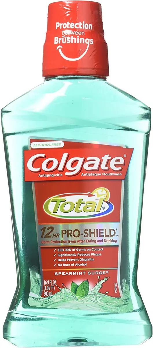 Colgate Total Pro-Shield Alcohol Free Mouthwash 16.9 Fl Oz | 12-Hour Germ Protection - view 4